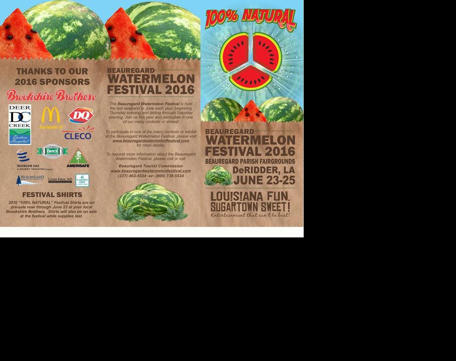 Beauregard Watermelon Festival underway in DeRidder