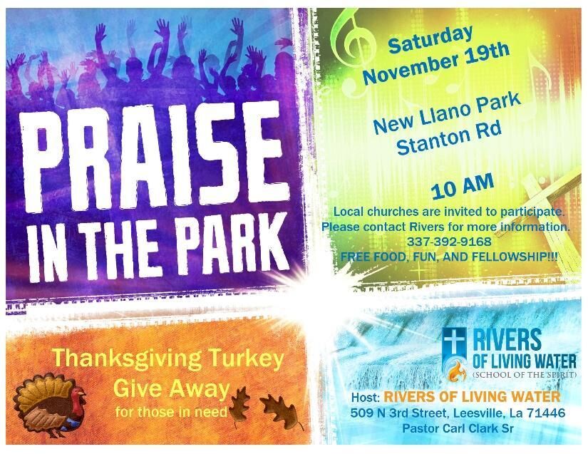 Praise in the Park | Calendar | westcentralsbest.com