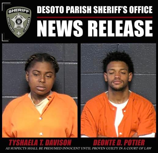 Two Alexandria Residents Arrested in DeSoto Parish After Pursuit in