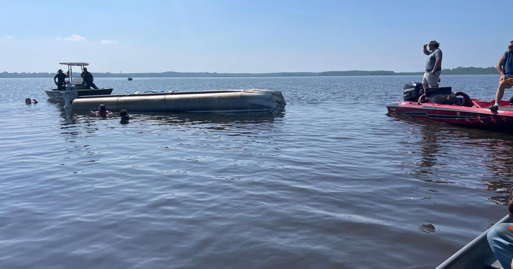 6 People and a Dog Rescued After Barge Overturned on Black Lake - Vimarsana News
