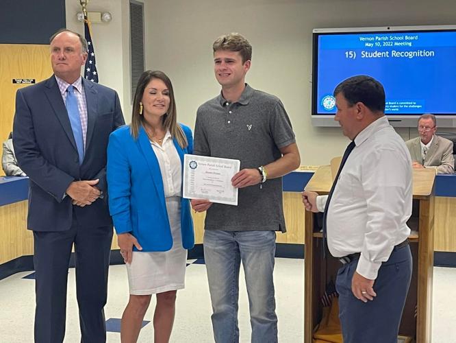 Anacoco High School End of Year Recognition Vernon Parish School Board Meeting News