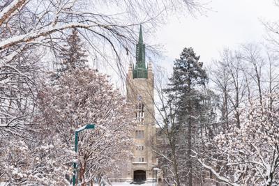 Middlesex College in winter