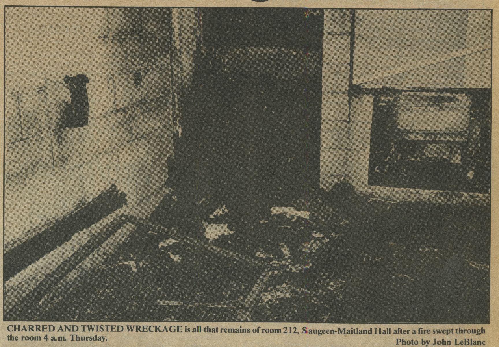 Arson in Room 212 | News | westerngazette.ca