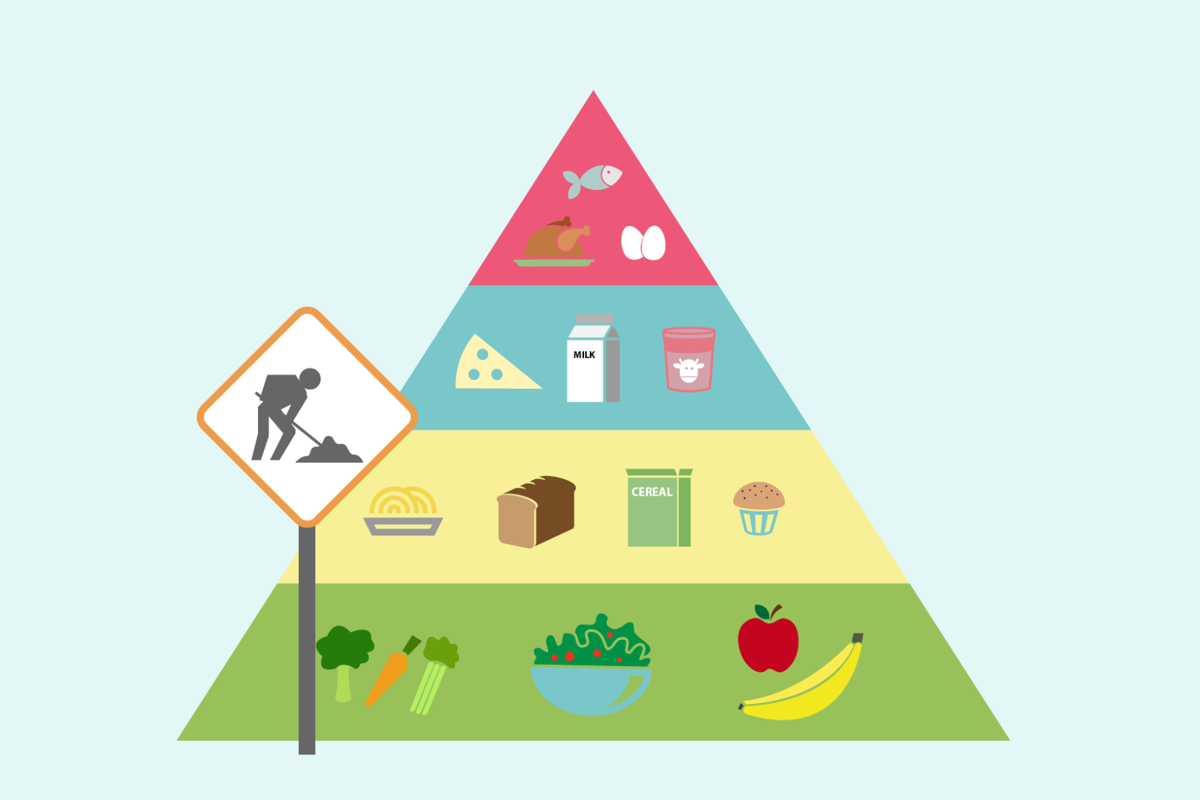 Canadian store food pyramid
