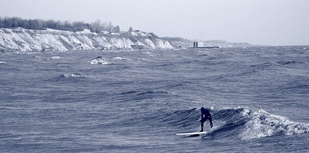 Surfing Lake Erie