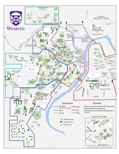 Usc Greek Row Map Foot Patrol Map | | Westerngazette.ca