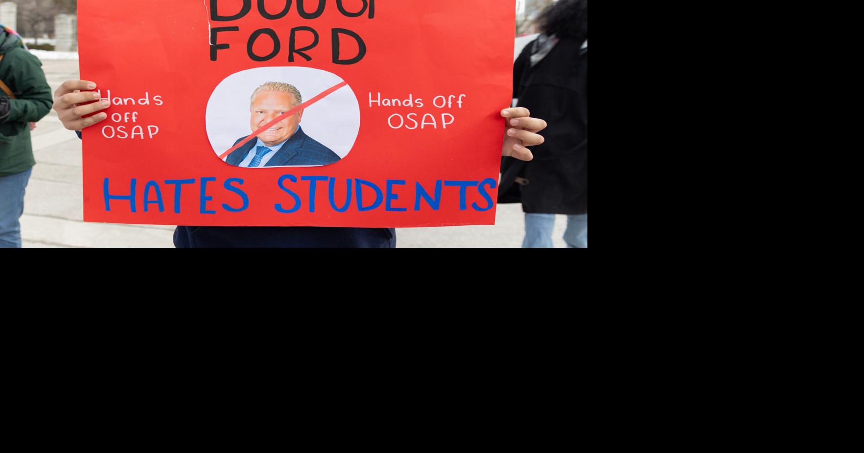 Community rallies against new OSAP model | Multimedia | westerngazette.ca