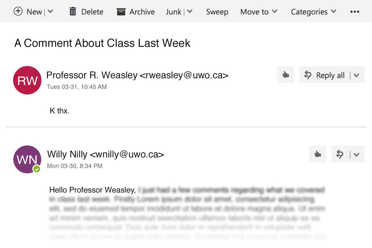 prof mail schreiben
