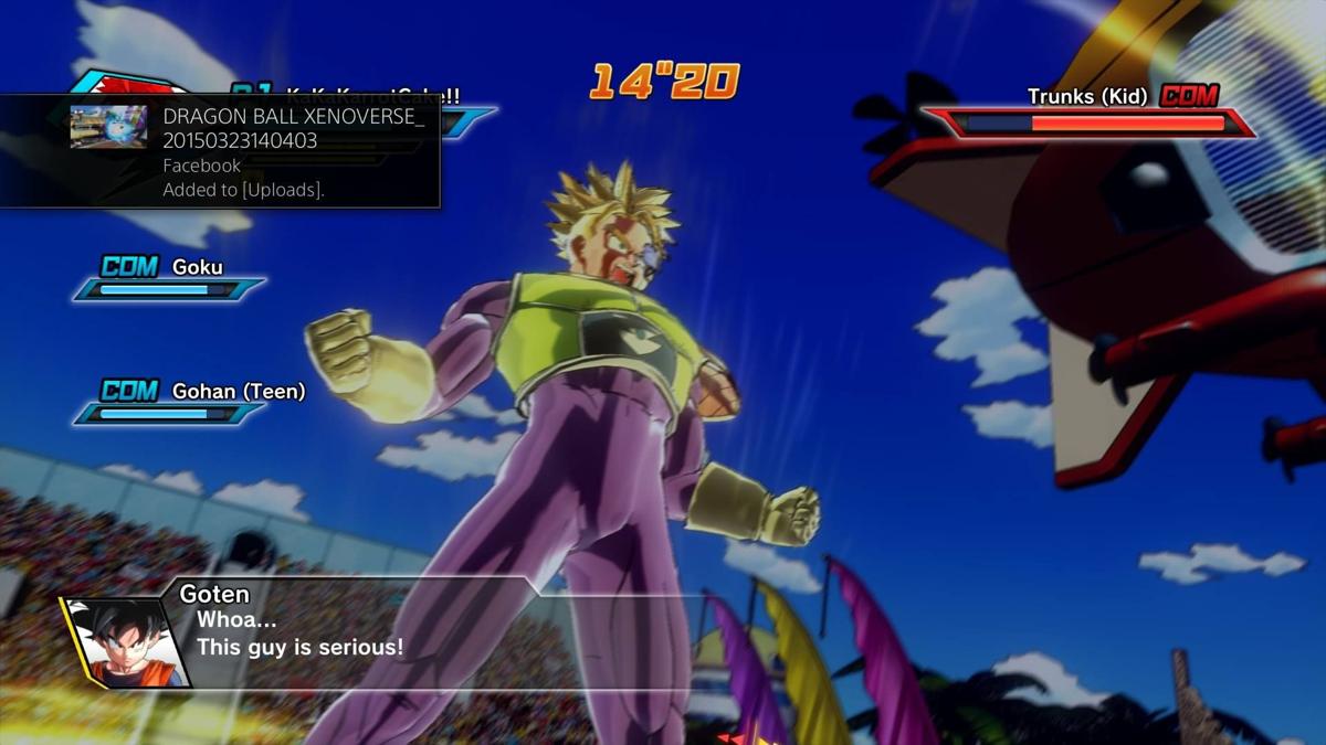 Dragon Ball Xenoverse On The Playstation 4 Arts And