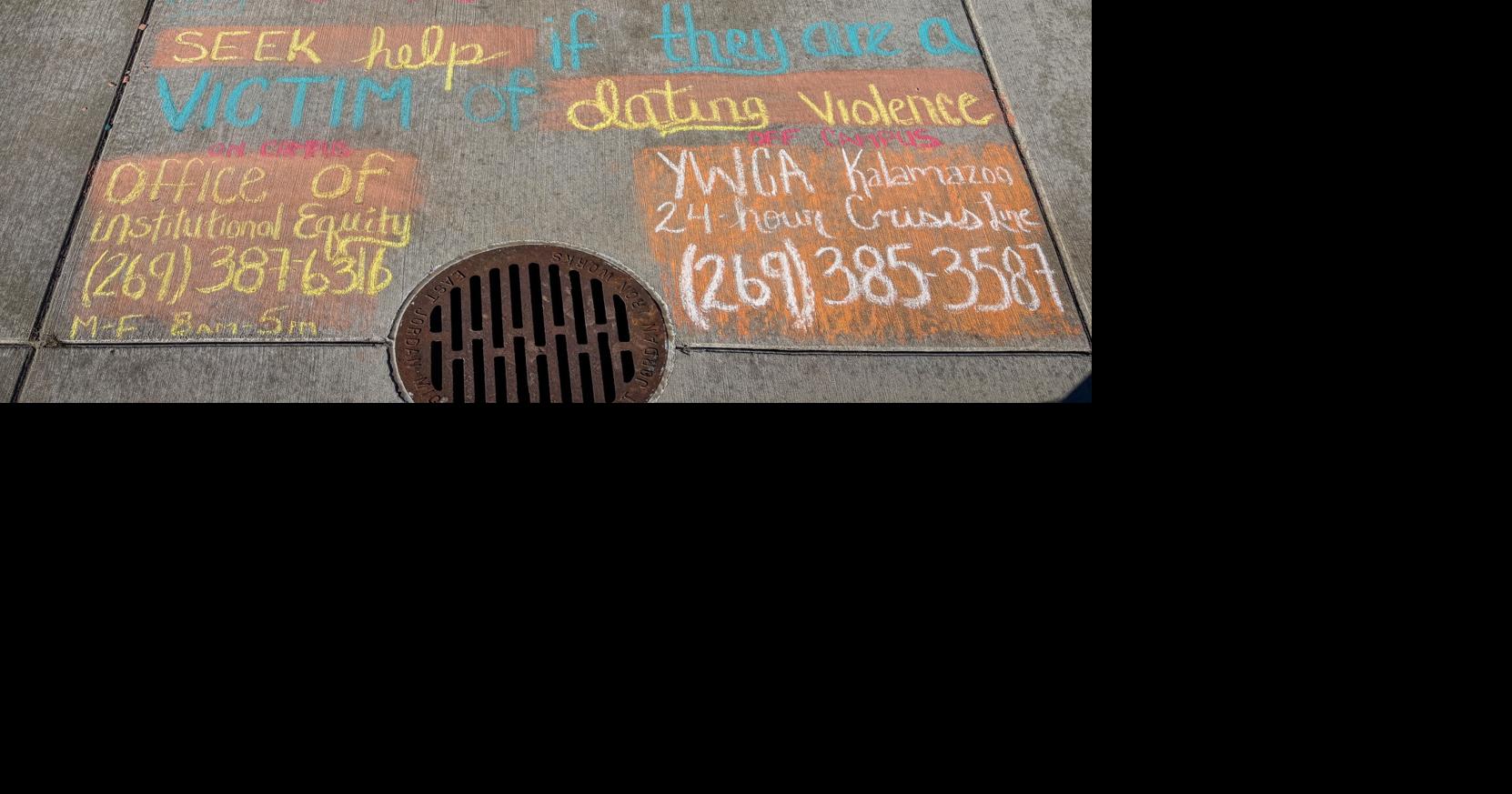 ‘Chalk about DV’ spreads awareness about domestic violence on campus ...