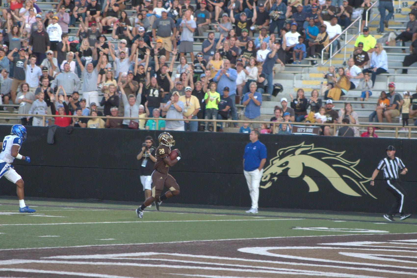 Freshman Sean Taylor crosses the goal line for his first career touchdown