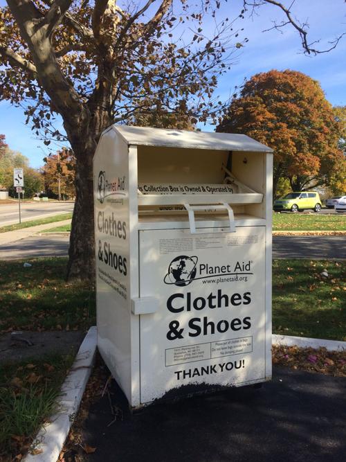 Aid donation box