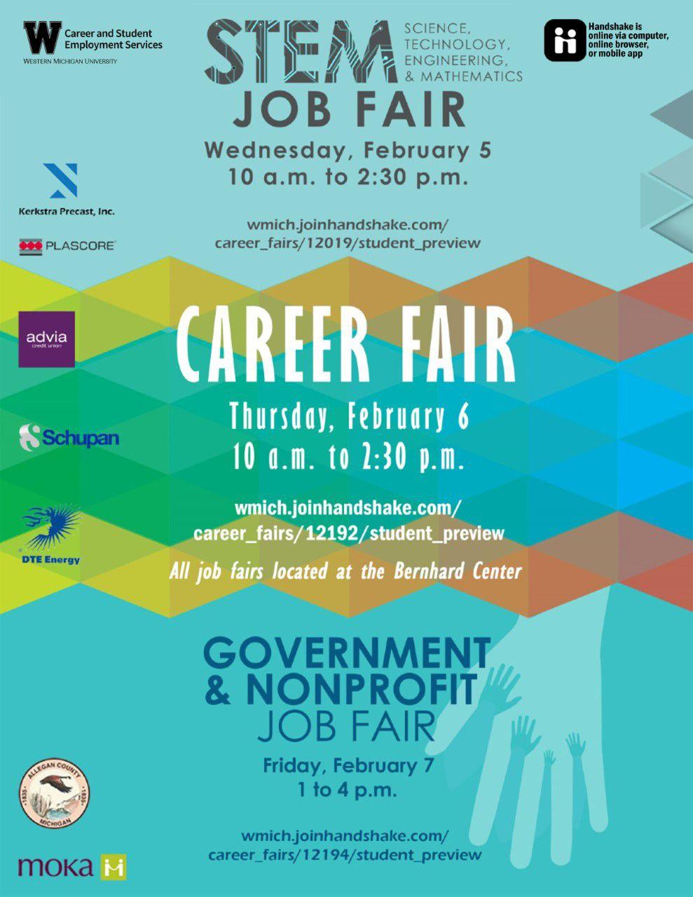 Career Services brings career fairs to WMU Arts And Entertainment