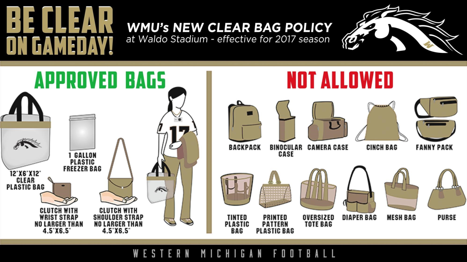 stadium approved purses