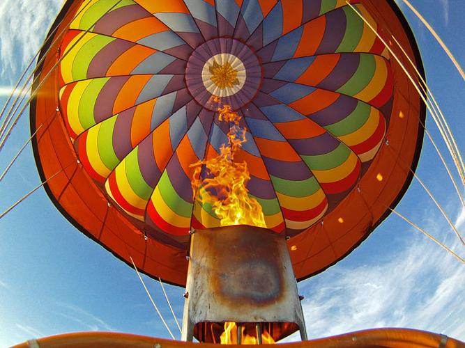 Photo Story High On Kalamazoo Balloon FestA Friday Night Flight with