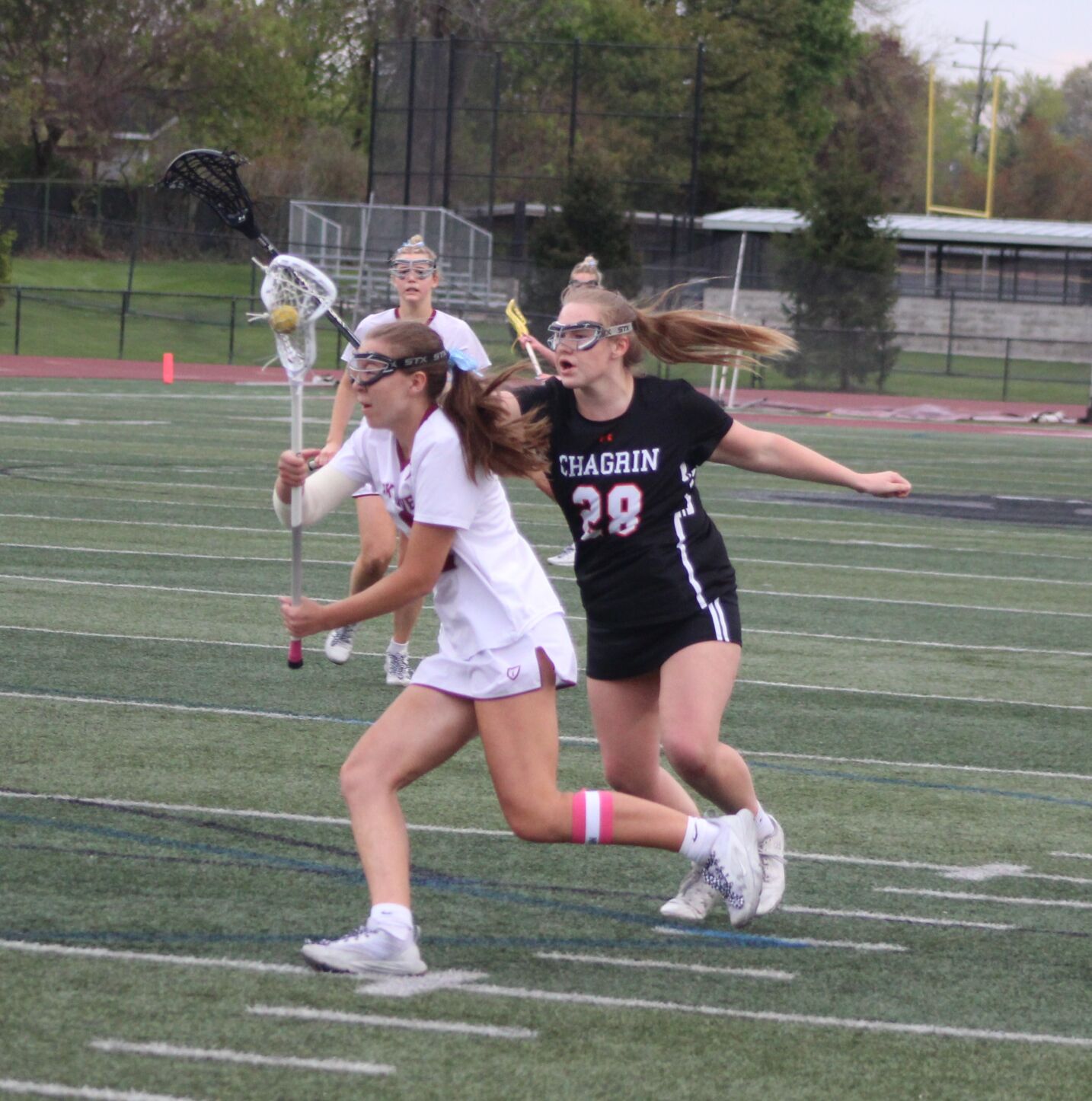 HIGH SCHOOL GIRLS LACROSSE: Rocky River floods Chagrin Falls with scoring deluge