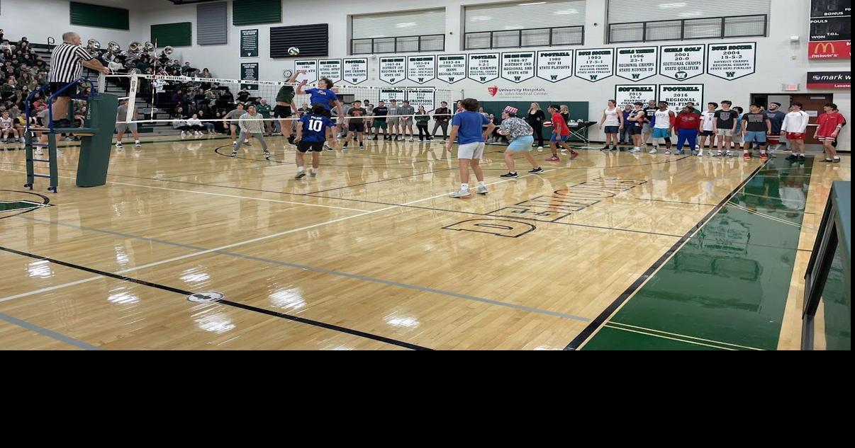 WESTLAKE Students participate in pep rally, powder puff volleyball