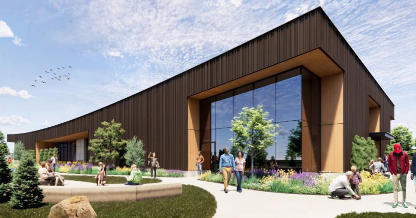 Construction on new library in Chesterfield beg…