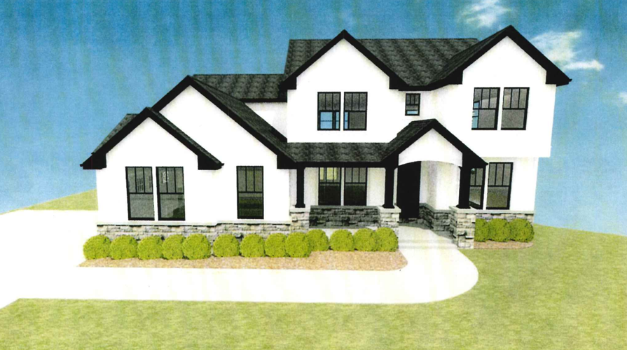 Rendition of house proposed for Ashleigh Grove subdivision