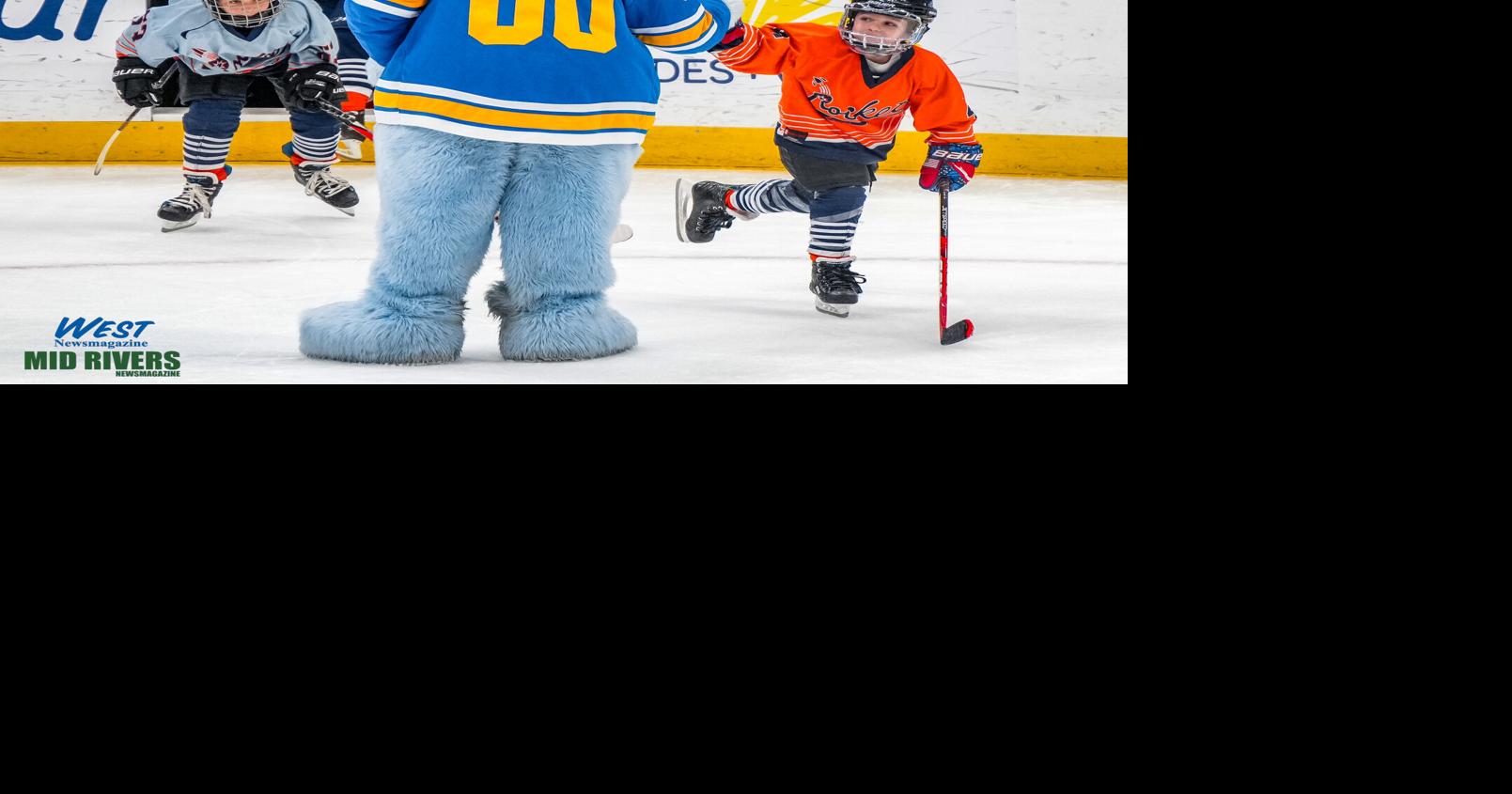 St Louis Rockets play during Blues vs Maple Leafs intermission ...