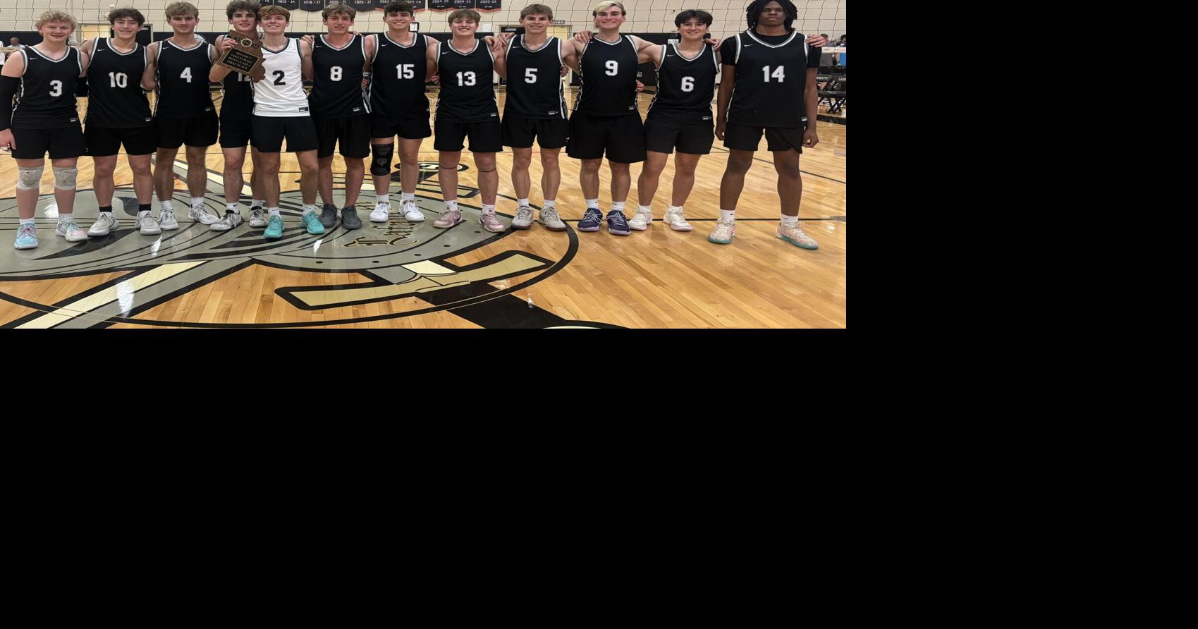High school boys' volleyball district champions