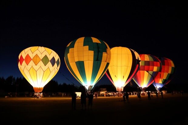 are dogs allowed at the balloon glow