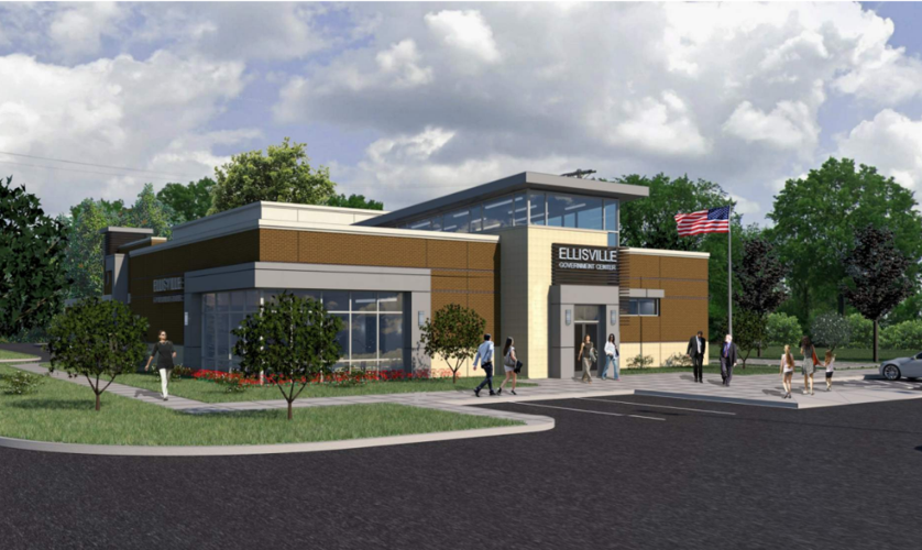 Ellisville City Hall Out with the old, in with the seminew News