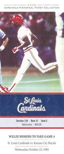 St. Louis Cardinals: Remembering Willie McGee's 1985 season