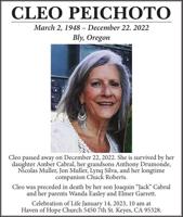 Tribute: Cleo Peichoto