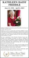 Tribute: Kathlene D. Friddle