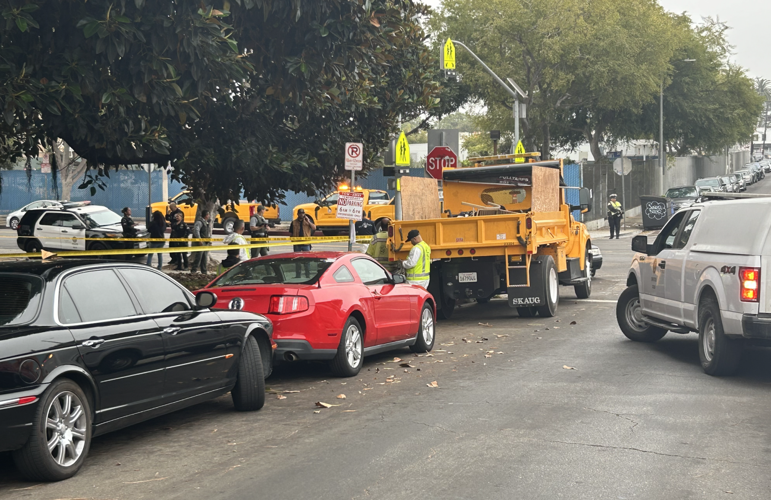 LAPD, City Workers Descend on Westminster Park in Venice Following