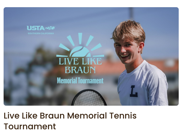 Memorial Tennis Tournament to Honor Braun Levi, Loyola Star Killed in DUI Crash | Pacific ...