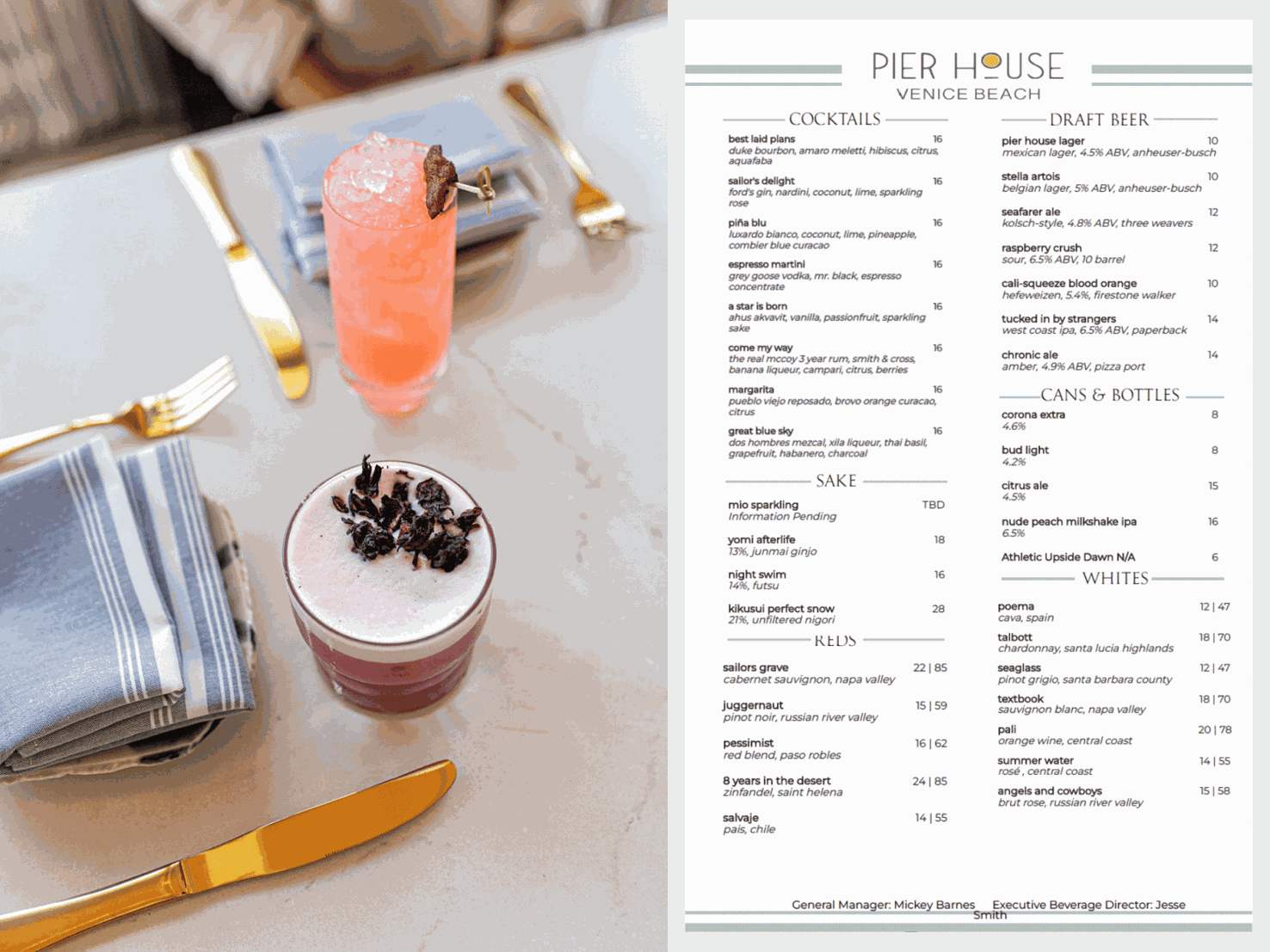 Venice Pier House Reopens with New Menu, Look Eat & Drink