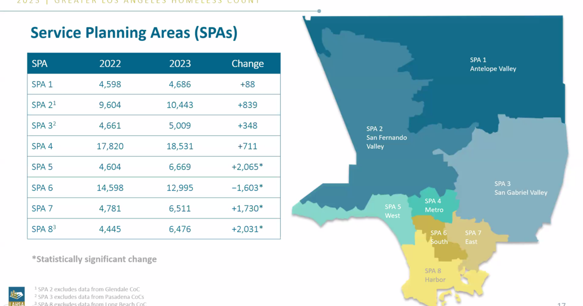 Spa Map Homlessness Westside (SPA5) Homelessness Increases by 45% According to 2023 ...