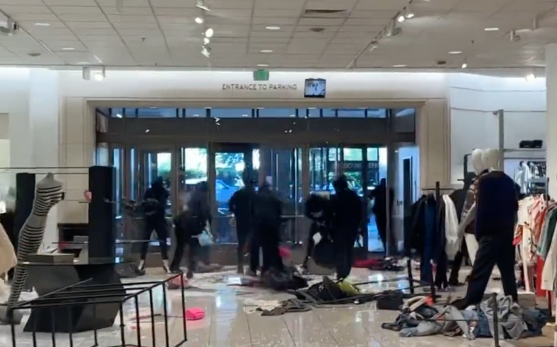 Flash mob smash-and-grabs continue at high-end stores in Los