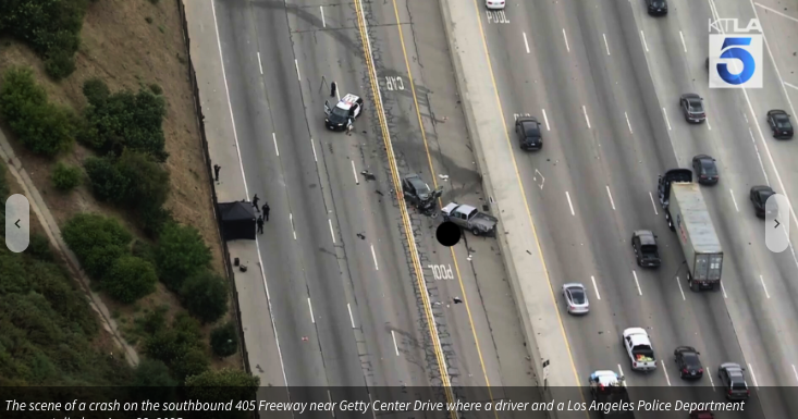 LAPD Sergeant and Motorist Killed in 405 Freeway Crash That Shut Down ...