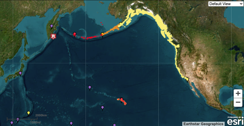 Los angeles california tsunami
