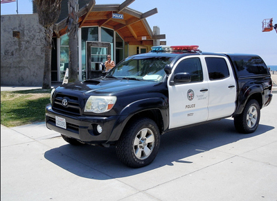 LAPD Beach patrol police car