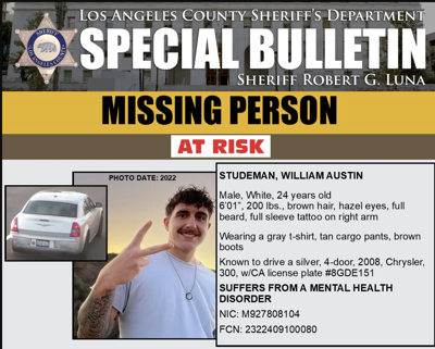 LASD Searching for Missing LA Man, 24 News westsidecurrent LASD Searching for Missing LA Man, 24 News westsidecurrent