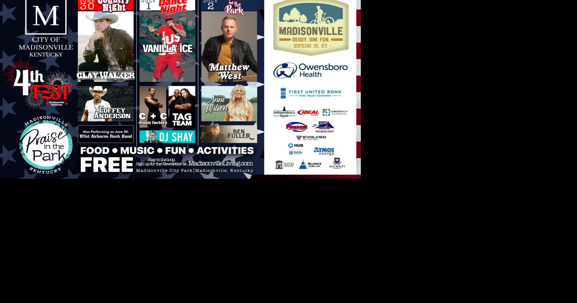 Madisonville’s 4th Fest music acts announced Kentucky