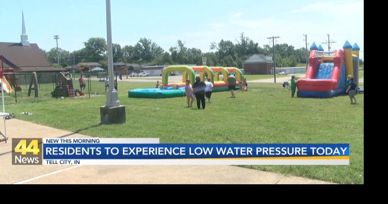 low water pressure city water