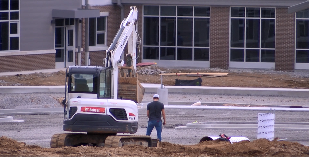 Hanson Elementary School's completion date uncertain as the first day