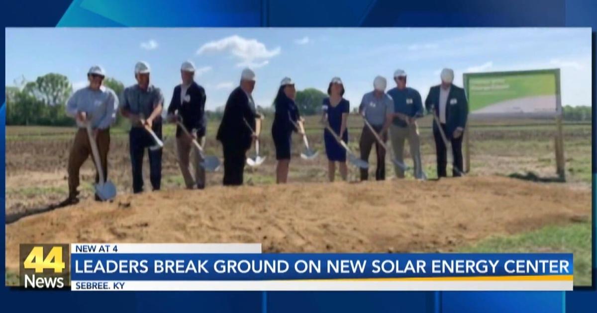 Leaders break ground on new solar energy center in Sebree | Video ...