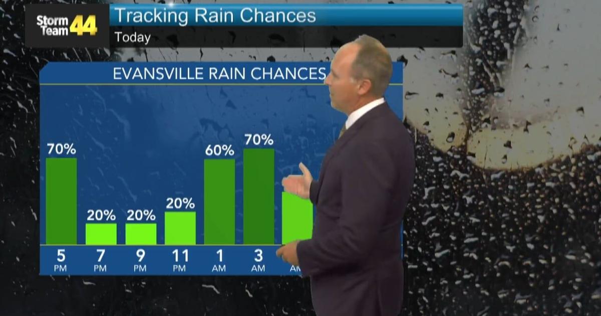 Tracking rain moving into the Tri-State