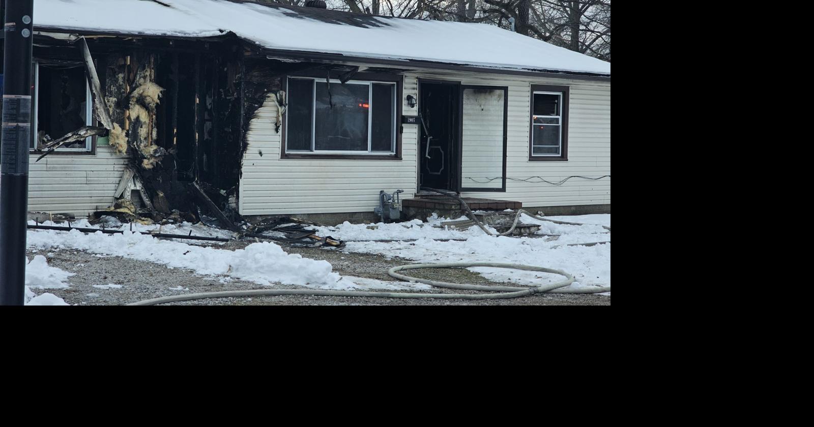 Firefighters respond to house fire in Evansville