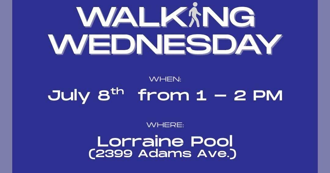 EPD hosting ‘Walking Wednesday' in Lorraine Park today