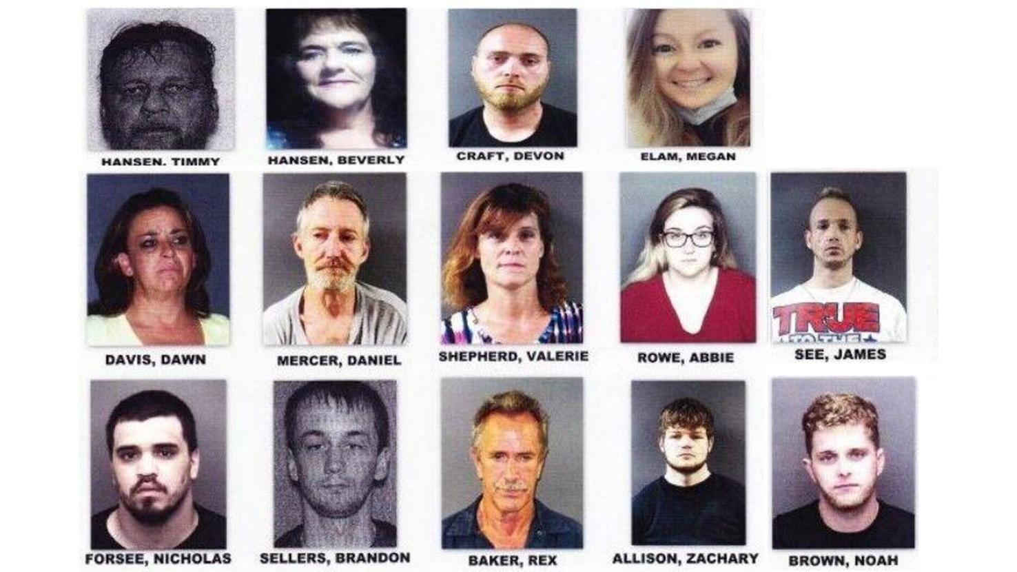 14 Charged in Posey County After MonthsLong Undercover Drug