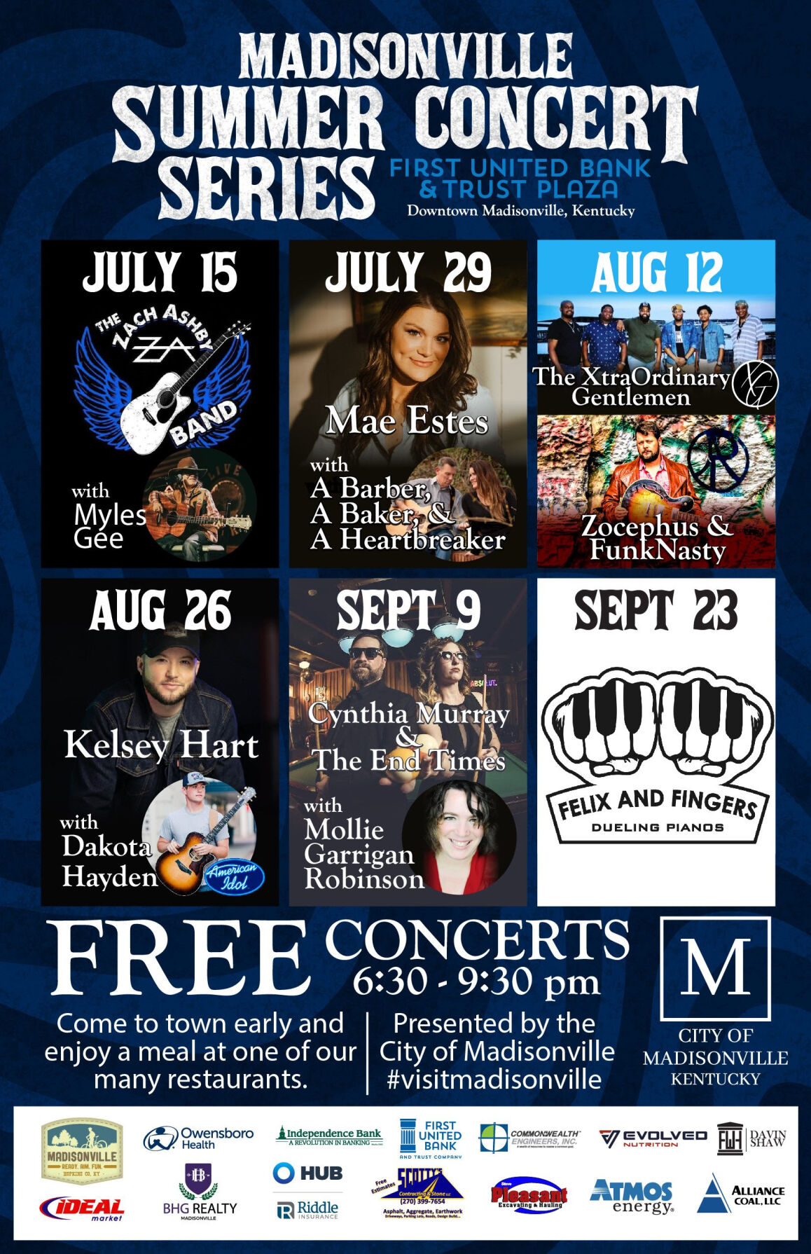 Lineup Announced For Free 2023 'Summer Concert Series' In Downtown ...