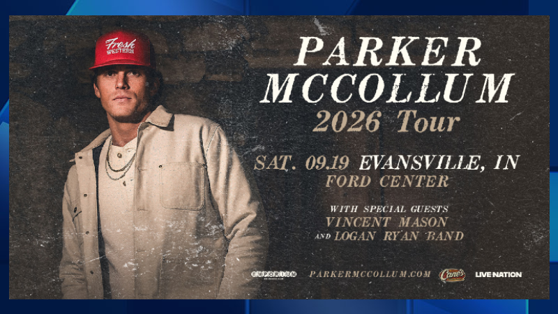 Parker McCollum to perform at the Ford Center in September 2026