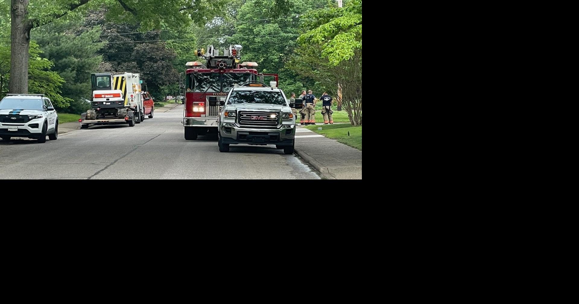 Driver takes off after crash at Evansville home Indiana